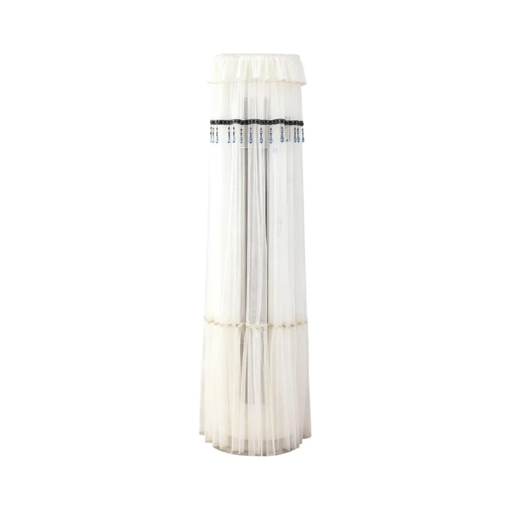 Air ConFor Ditioner For Dust Cover Polyester Material 170cm 175cm White for Vertical RounFor D AC Units Home Office Use