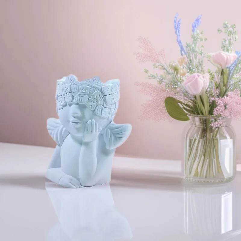 

Силиконовая форма для сна в маске для девочек-ангелов для сочных горшков своими руками