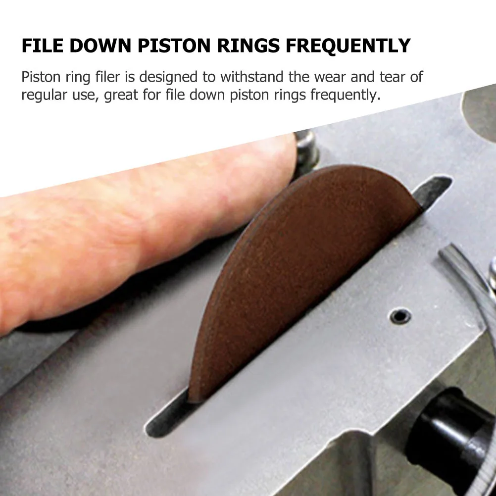 

Piston Ring Filer Tool Aluminum Alloy Manual Operation for Easy Piston Ring Gap Adjustment Strong Wear Resistant Corrosion