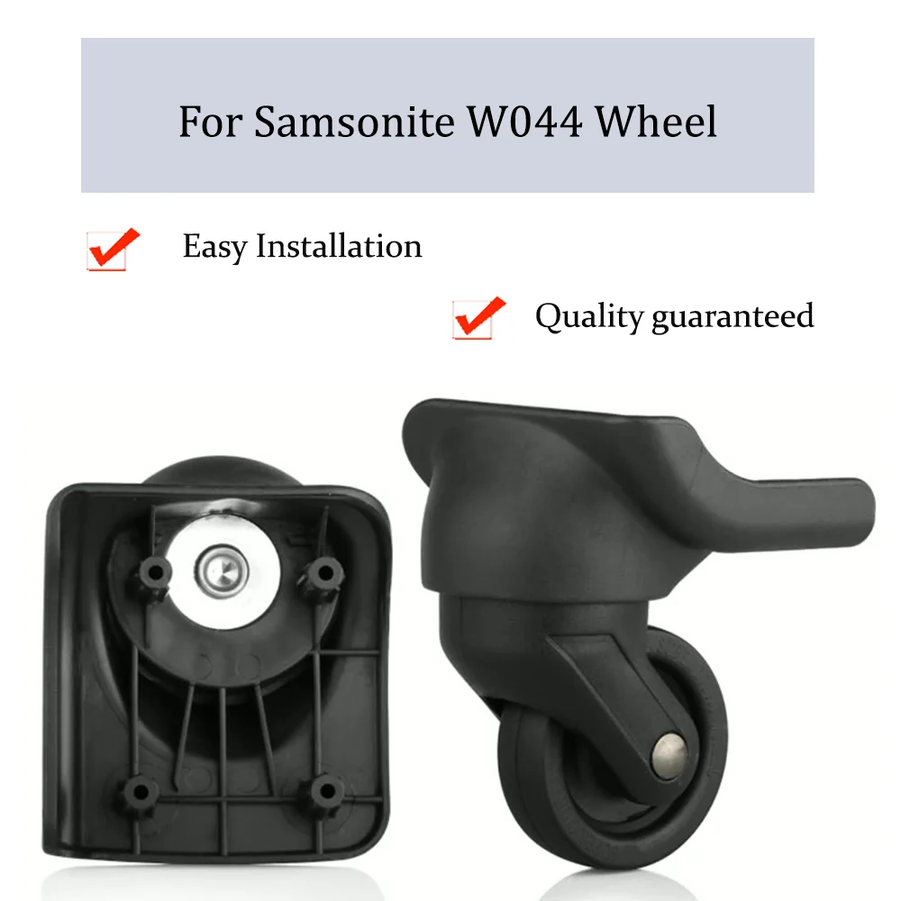 

For Samsonite W044 Nylon Luggage Wheel Trolley Case Wheel Pulley Sliding Casters Universal Wheel Repair Slient Wear-resistant