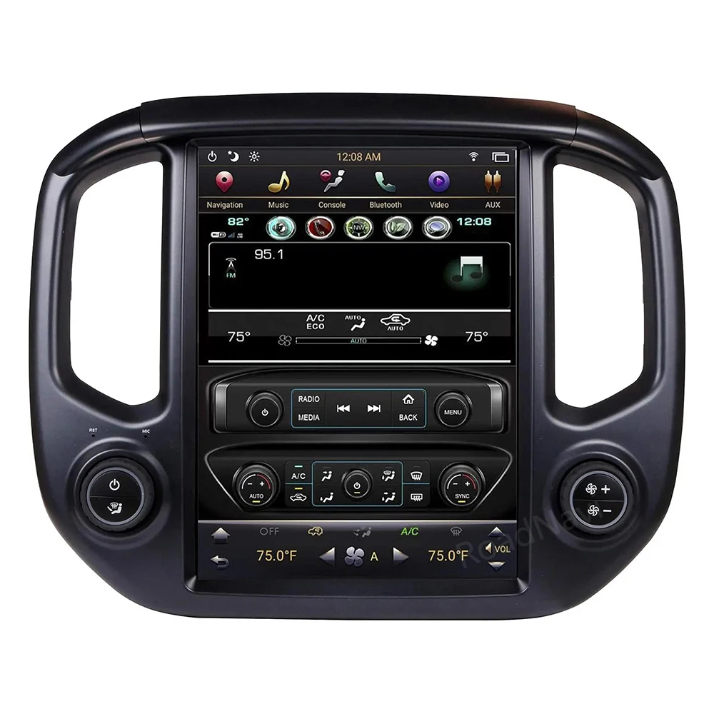 

Автомагнитола RoadNavi 12.3'' с DVD-плеером для GMC Canyon 2015-2018, Carplay, GPS-навигация