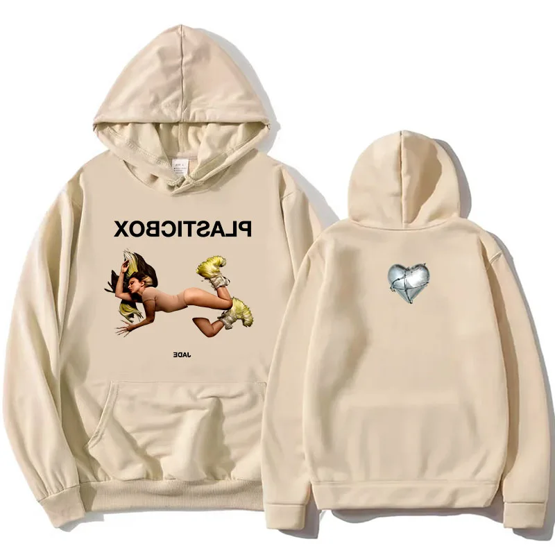 Jade Plastic Box Hoodies THAT'S SHOWBIZ BABY! Letter Printing Sweatshirts Winter Fleece Male Hooded Pullovers Streetwear Women