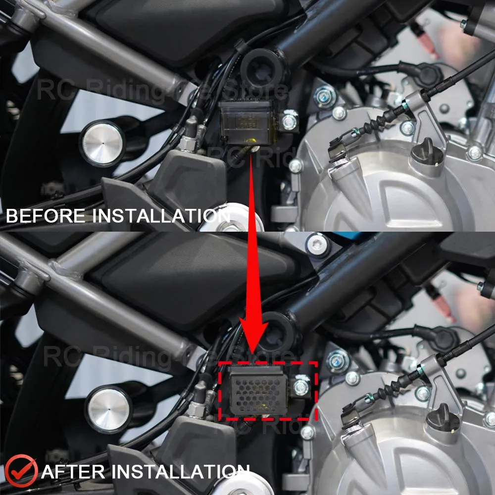 Rear Brake Fluid Reservoir Guard Cover For CFMOTO 450 MT SR CLC 450MT 450SR 450CLC CL-C450 CLC450 450CL-C Oil Cup Tank Protector