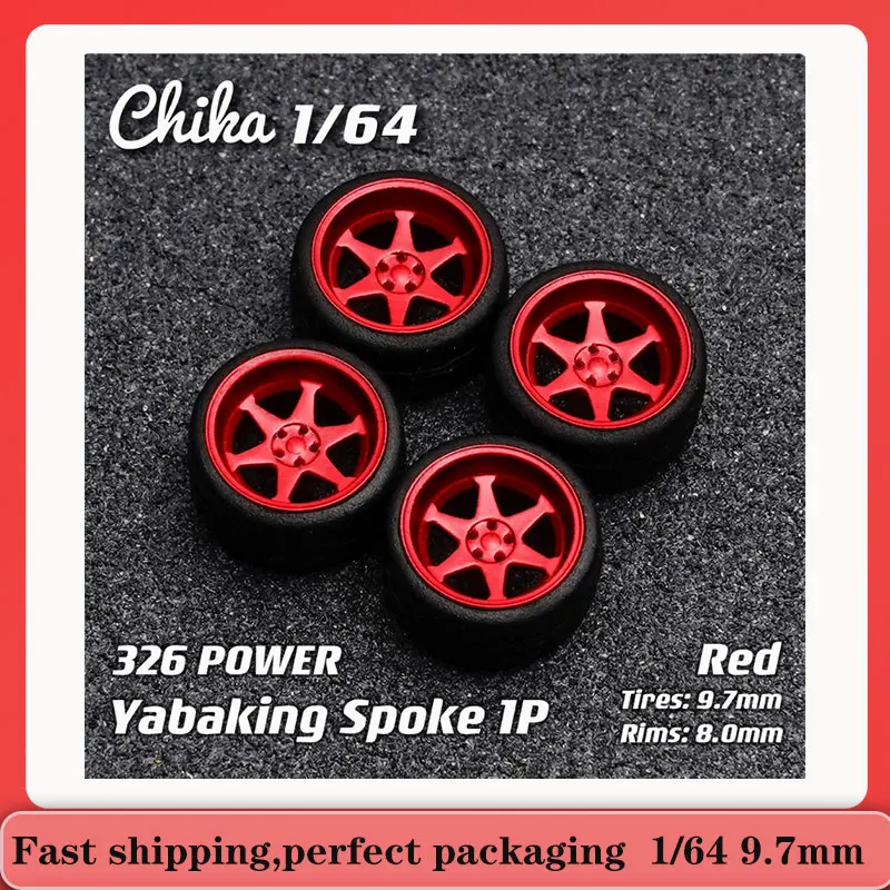 

1/64 Car Modified Wheel Hub Chika GV117D/GT5/3P/1p 9.7mm Static Modified Wheel Hub Resin Wheels Suitable for 1:64 Model Cars