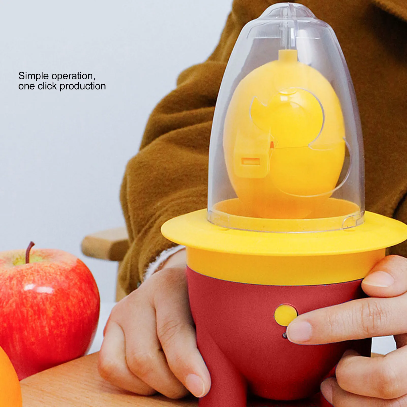 

Шейкер для яиц, милый электрический мини-портативный USB-зарядка, золотой яичный шейкер для кухни, красный