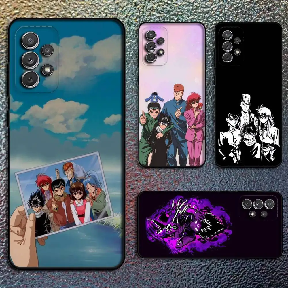 

Anime Yu Yu Hakusho Phone Case For Samsung S25,S24,S21,S22,S23,S30,Ultra,S20,Plus,Fe,Lite,Note,10,9,5G Black Cover