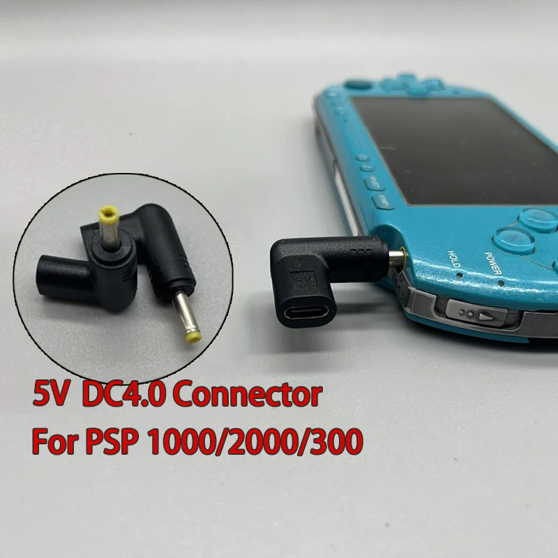 

Cltgxdd 1-5Piece 5V Type-C to DC Power Charge Convert for PSP 1000 2000 3000 Mini USB C Charging Convert Adapter DC 4.0x1.7mm