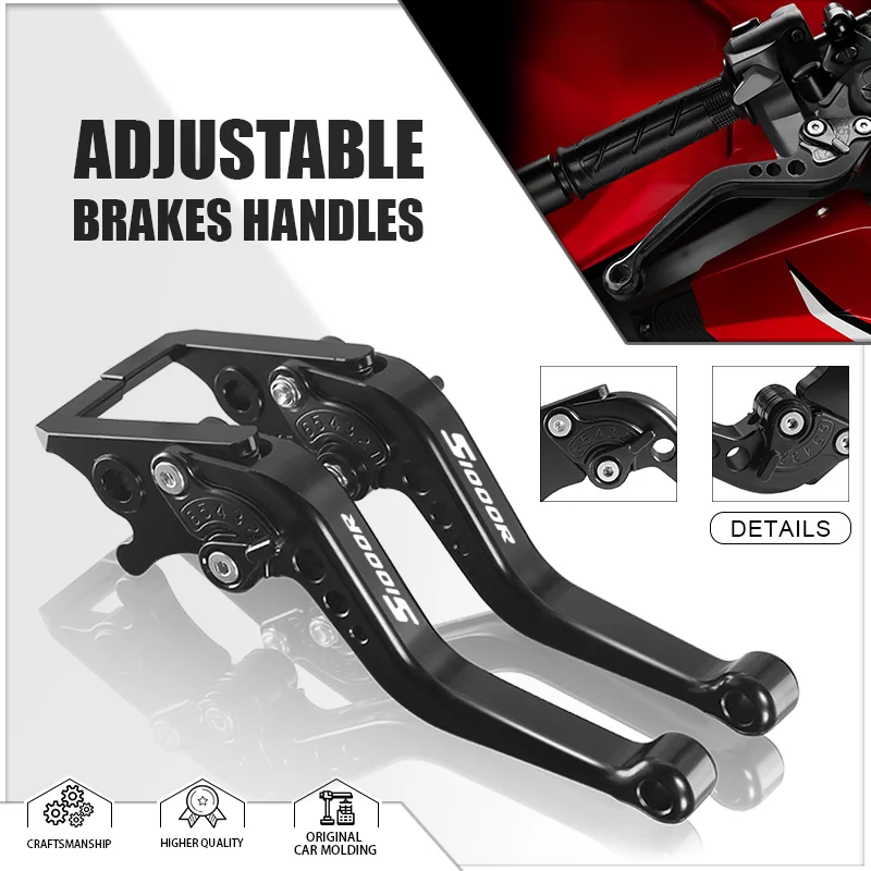 

2025 Motorcycle Accessories CNC Adjustable Handlebar brakes Short Brake Clutch Lever Handles For S1000R S1000XR s1000r s1000xr
