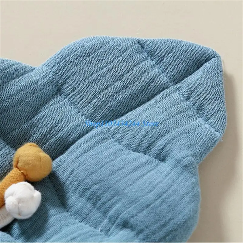 

Baby Comforter Safe & Chewable Teething Heart Newborns Comforter Present Provide Comfort for Baby Present