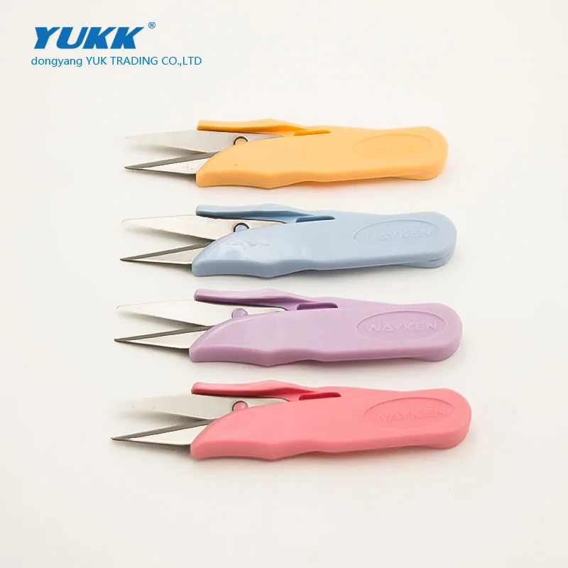 WAYKEN الفولاذ المقاوم للصدأ الموضوع كليبرز الغزل المقصات قطع الخياطة اكسسوارات مقص القاطع عبر غرزة للملابس TC-100