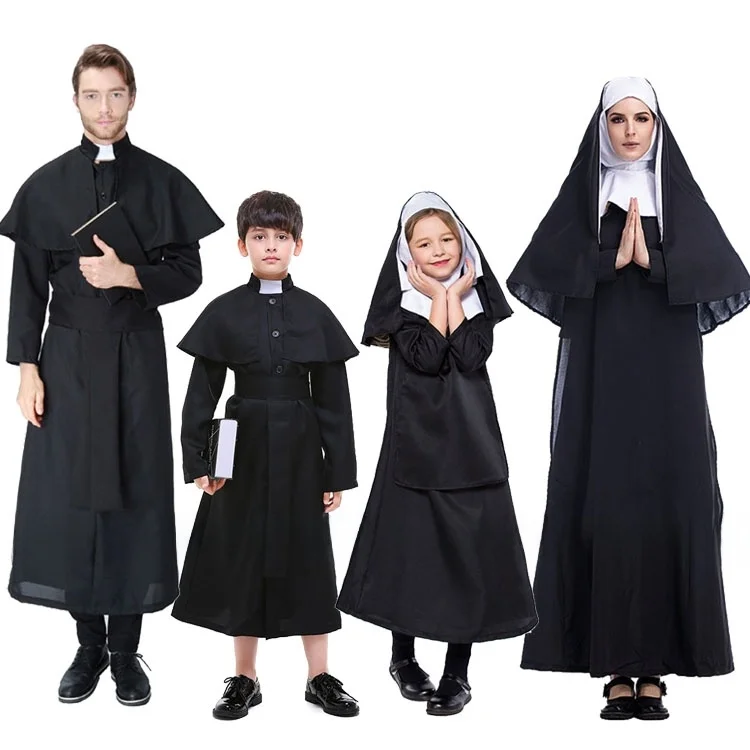 

Sister Costume Stage Performance Party Dress up Priestess Wedding Host Halloween Party Performance Outfit Ladies Ethnic Wear