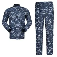 Uniforme militar, trajes de camuflaje azul marino, uniforme táctico para exteriores, ropa Airsoft, equipo táctico militar, uniforme militar para hombre