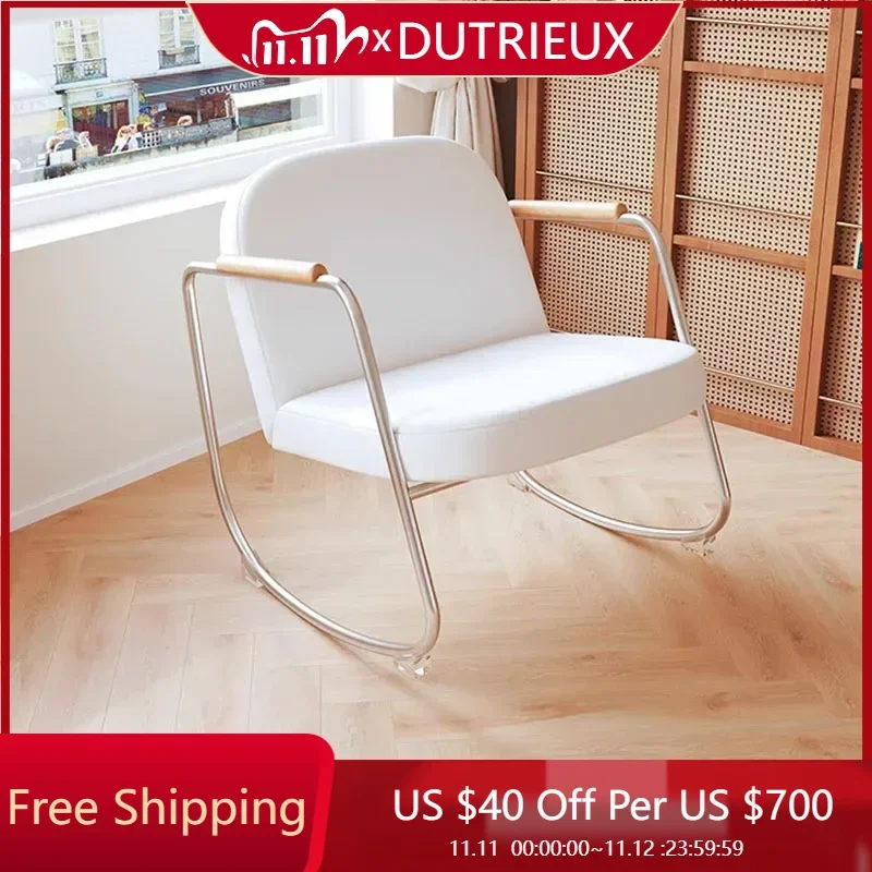 

Metal Modern Living Room Chair Office Portable Rocking Lounge Chair Single Ergonomic Sillon Dormitorio Home Decoraction