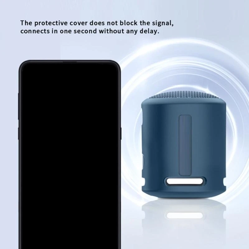 เคสซิลิโคน J0MB สำหรับลำโพง SRSXB100 XB13, การป้องกันรอยขีดข่วนเกียร์น้ำหนักเบาและการบำรุงรักษาง่าย