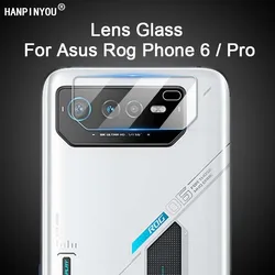 10Pcs For Asus Rog Phone 6 / Pro HD Clear Ultra Slim Back Rear Camera Lens Protector Cover Soft Tempered Glass Protection Film