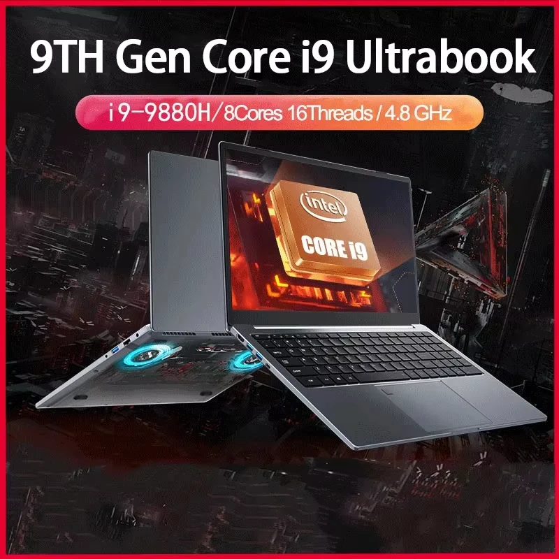 【S3】 Laptop Intel Core i9-12900H 15,6-calowy Ultrabook Komputer 2*DDR4 2*M.2 SSD Win11 Kamera Odcisk Palca Rozblokowanie Laptop Biznesowy