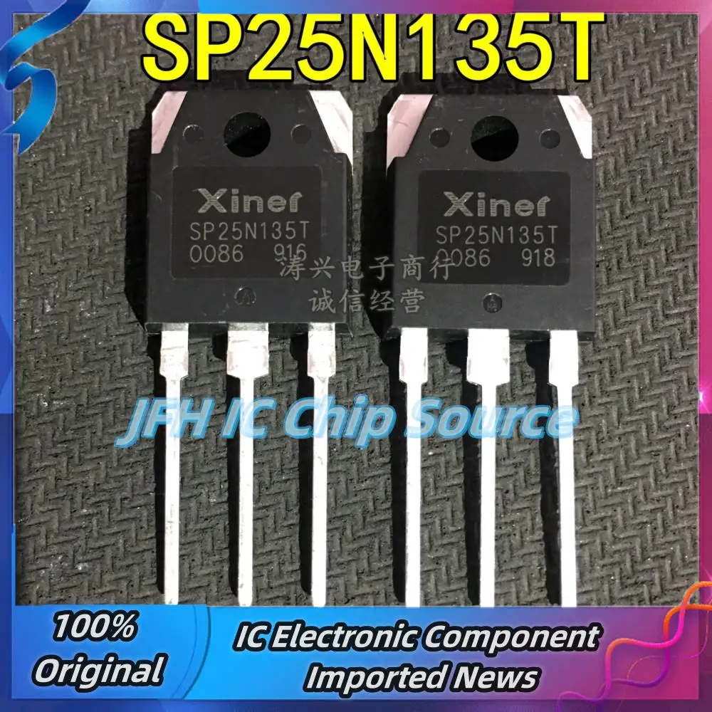 5PCS-10PCS SP25N135T 25N135  IGBT TO-3P  1350V 25A Best Quality Stock