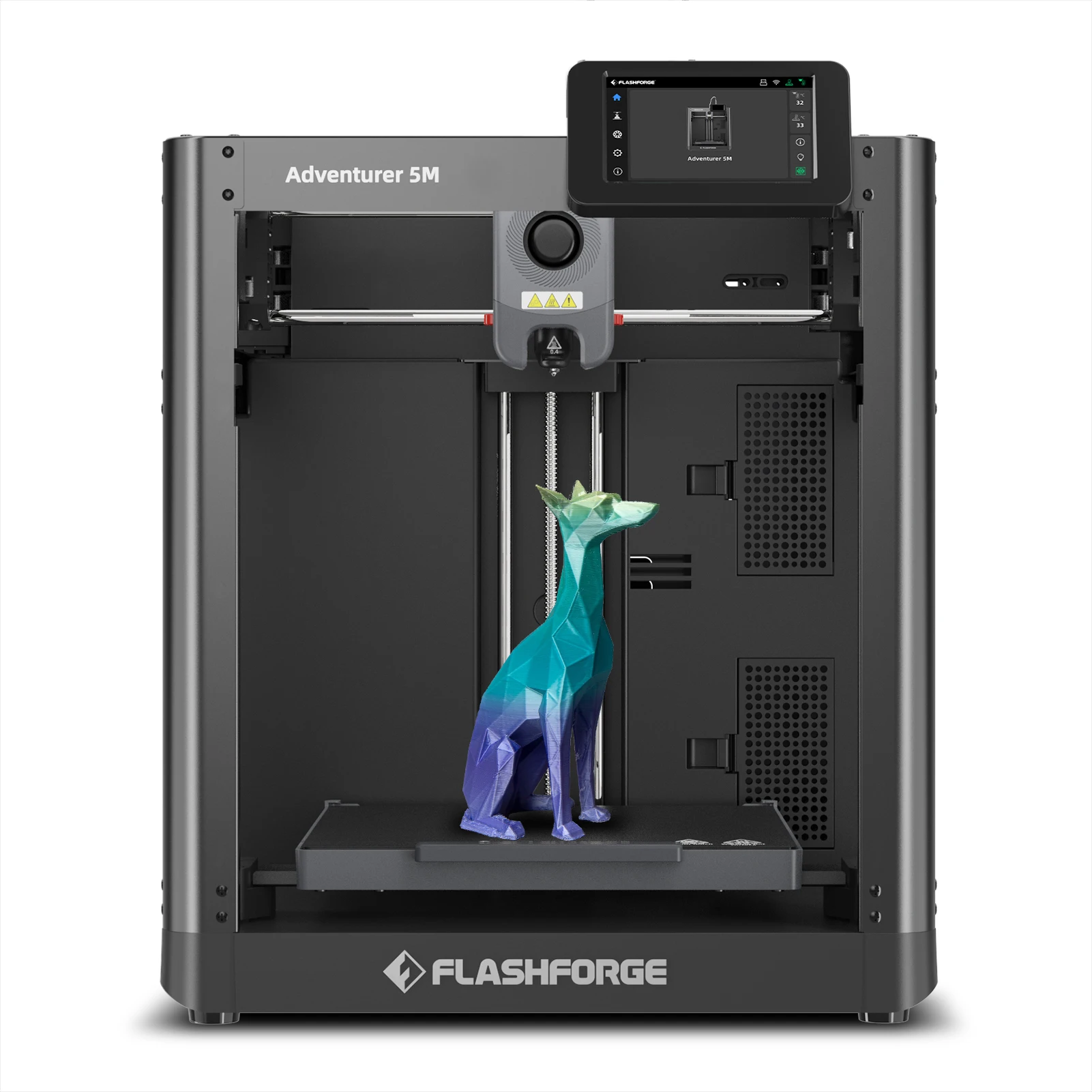 Flashforge Adventurer 5M 3D Printer 600mm/s Max Sprinting Speed CoreXY with 220 x 220 x 220 mm Large Build Volume for PLA/PETG