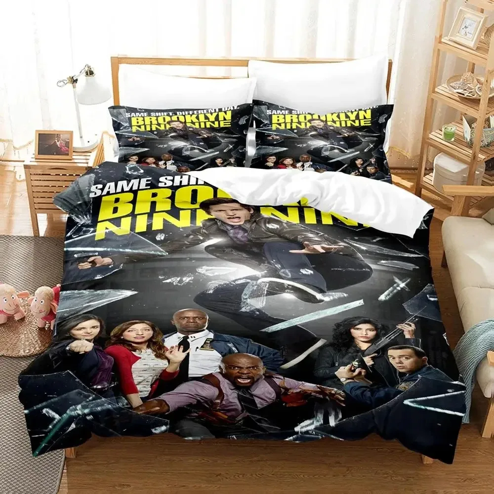 Brooklyn Nine-Nine Bedding Set Boys Girls Twin Queen Size Duvet Cover Pillowcase Bed Kids Adult Fashion Home Textileextile