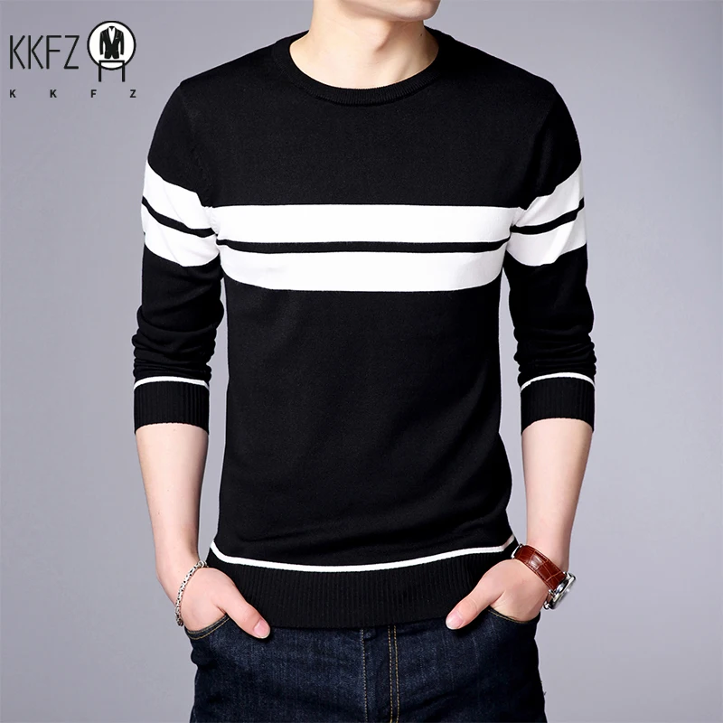 Thumbnail 4 - #57 Best Mens Striped Knit Sweaters to Buy In 2026