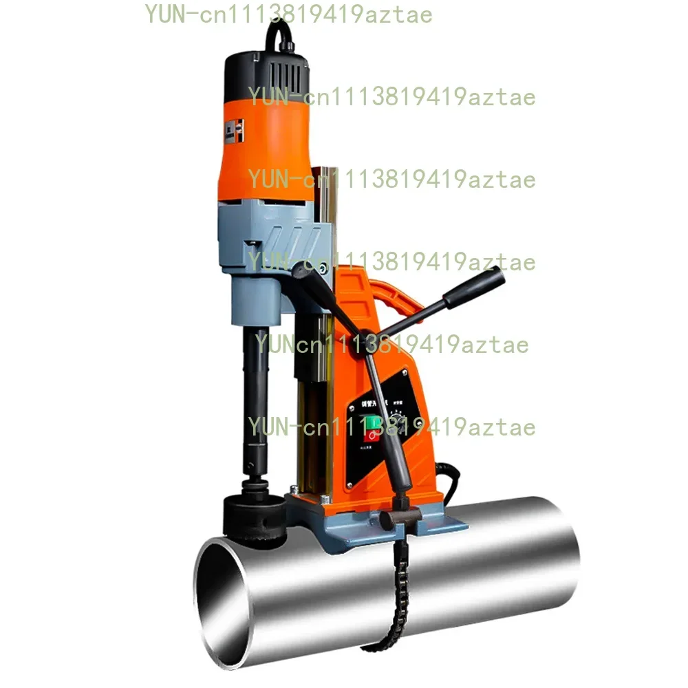 Fire Pipe Special Drilling Machine to Drill the Chain Type Hole Machine, Adjustable Speed, Lengthening Drill