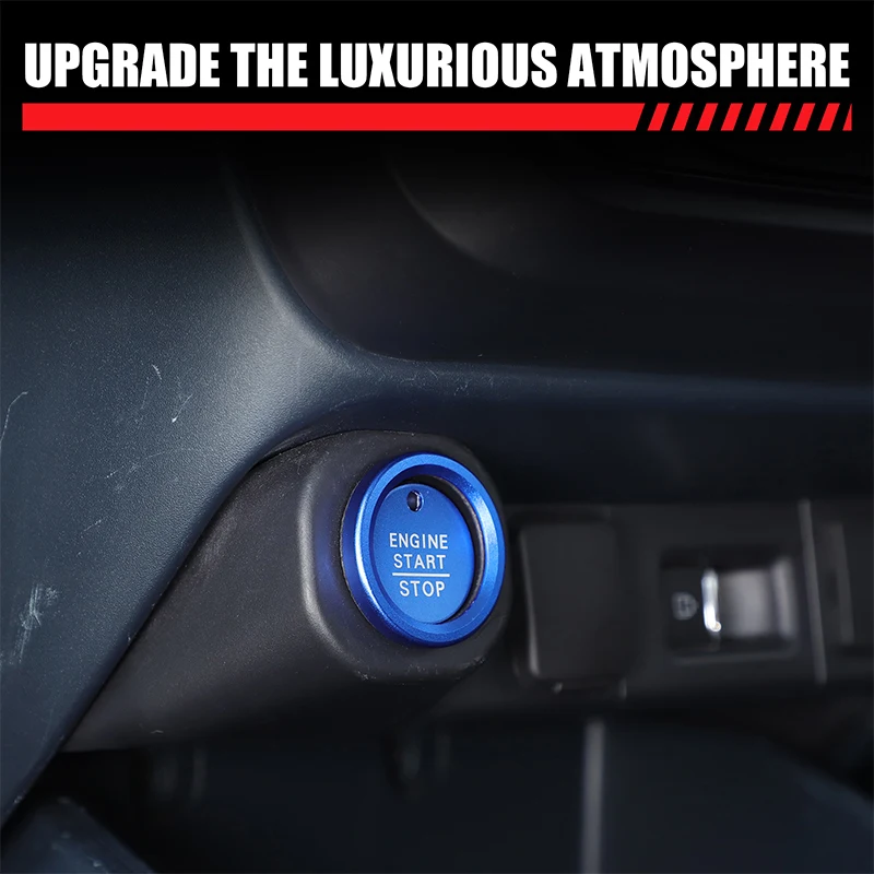 Car Accessories For 2022 2023 2024 2025 Ford Maverick Aluminum Center Console Volume Knob Ring Cover Kit Auto Interior Decorate 6
