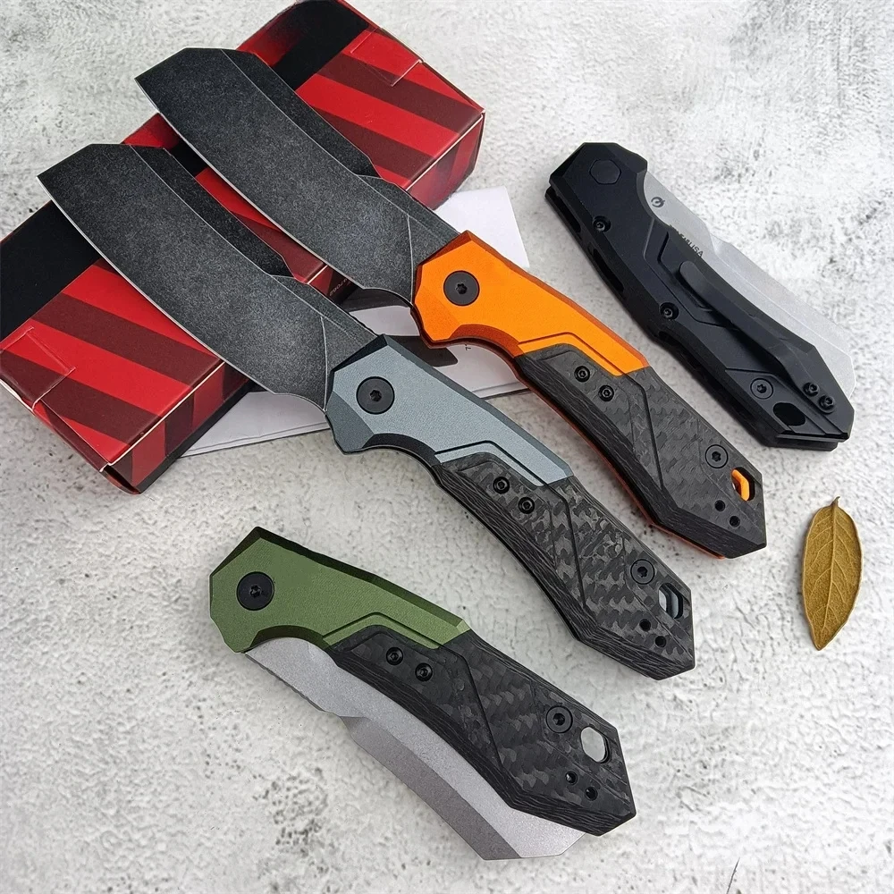 2 Styles KS 7850/7550 Assisted Open Folding Knives D2 Blade Outdoor Hunting EDC Self-defense Camping Portable Tools Knives