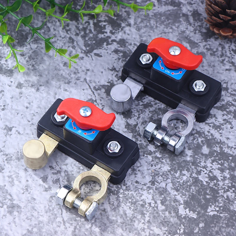 1Pc Universal Negative Terminal Cut Off Kill Switches 12V/24V Car Battery Disconnect Switch Isolator Power For Efficient Battery view 4
