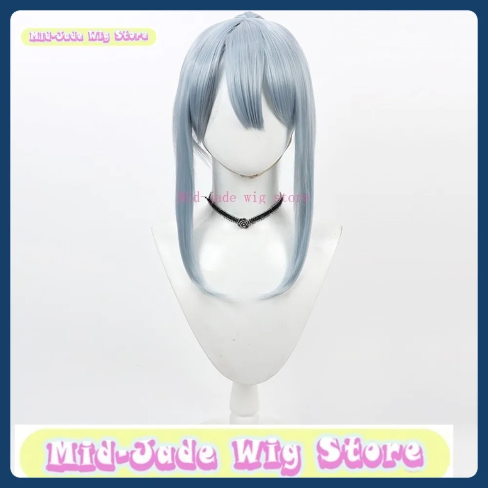 منتصف اليشم شعر مستعار مخزن Mashle Abyss الحلاقة شعر مستعار تأثيري أنيمي لعبة لعب الأدوار الشعر الاصطناعية هالوين ملابس تنكرية للحفلات الدعائم