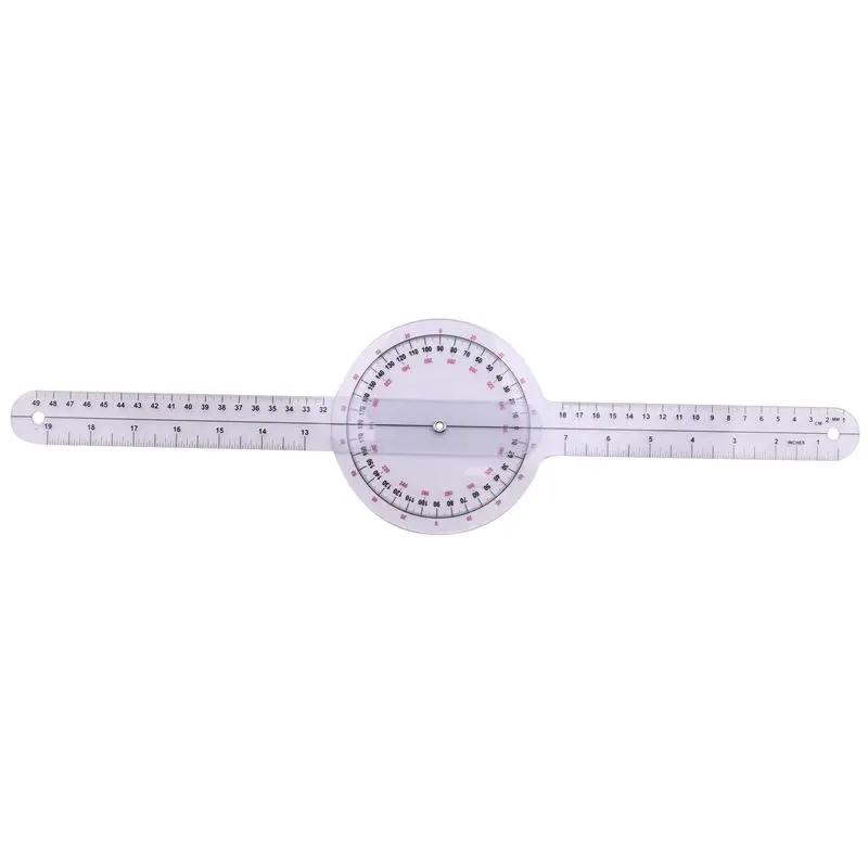 BAAG-30Pcs Spinal Ruler Spinal Finger Goniometer Protractors Multi-Ruler Angle 180/360 Degree Measuring Tool