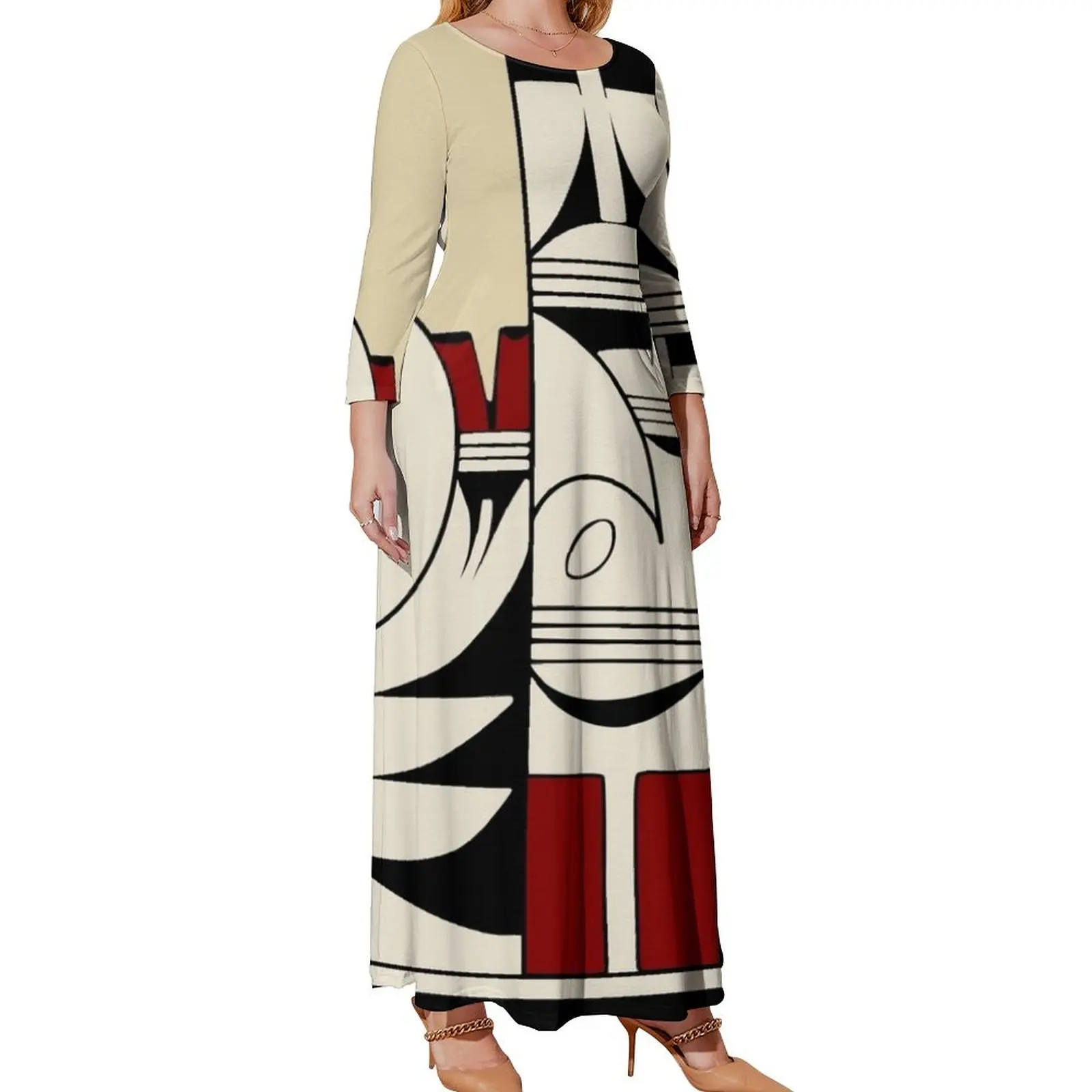 

Hopi Pottery Long Sleeved Dress birthday dresses for women Party dresses for women