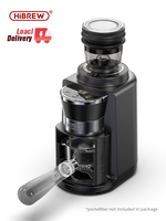 HiBREW Automatic Burr Mill Electric Coffee Grinder with 34 Gears for Espresso American Coffee Pour Over Visual Bean Storage G3A