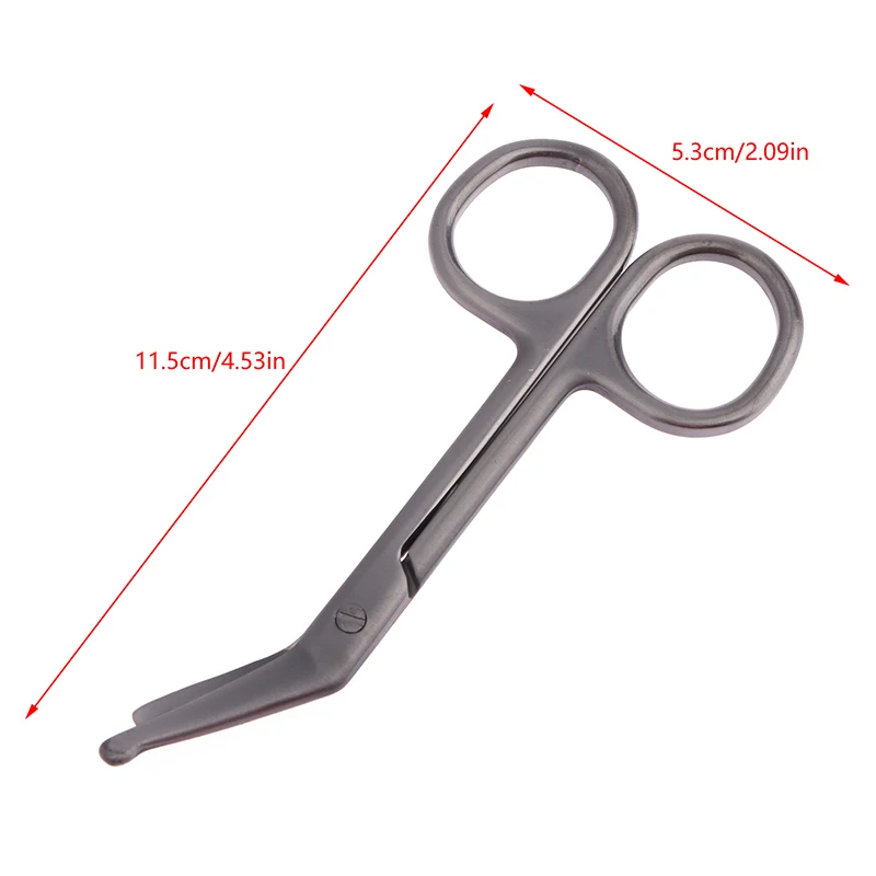 11CM Stainless Steel Gauze Bandage Scissors Dressing Surgical Scissors Household Plaster Scissors Nurse Scissors