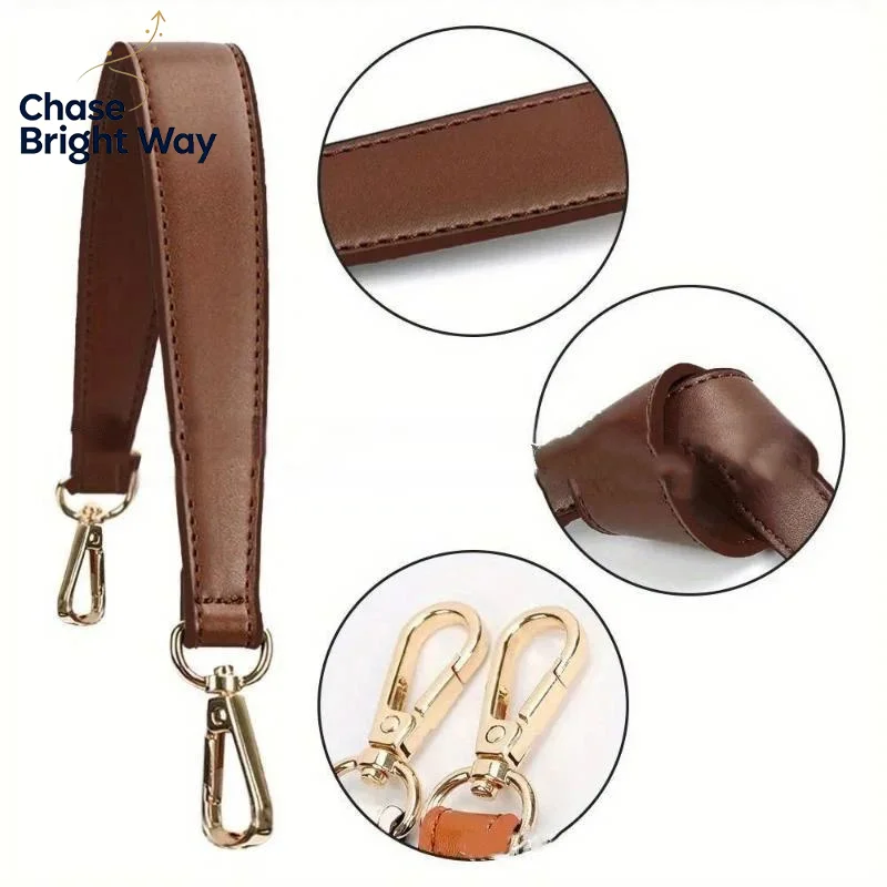 Wide Compatibility Artificial Leather Short Bag Handle Replacement Strap for Purse Handbag Tote DIY Accessory Daily Use