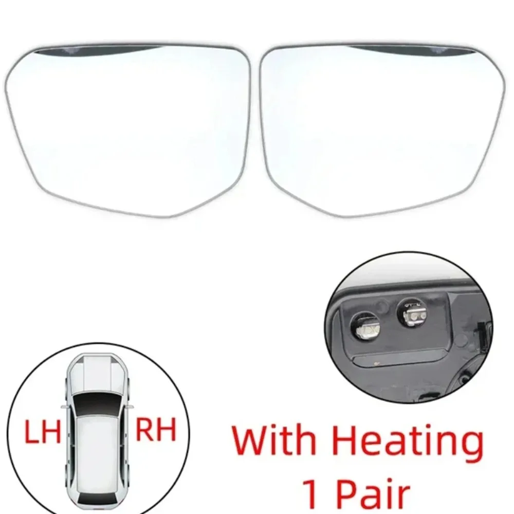 Heated Side Rear View Mirror Glass 76253‑TEX‑G01 Compatible with Honda Civic 10th Gen 2016‑2021 Aftermarket Wing Mirror Lens