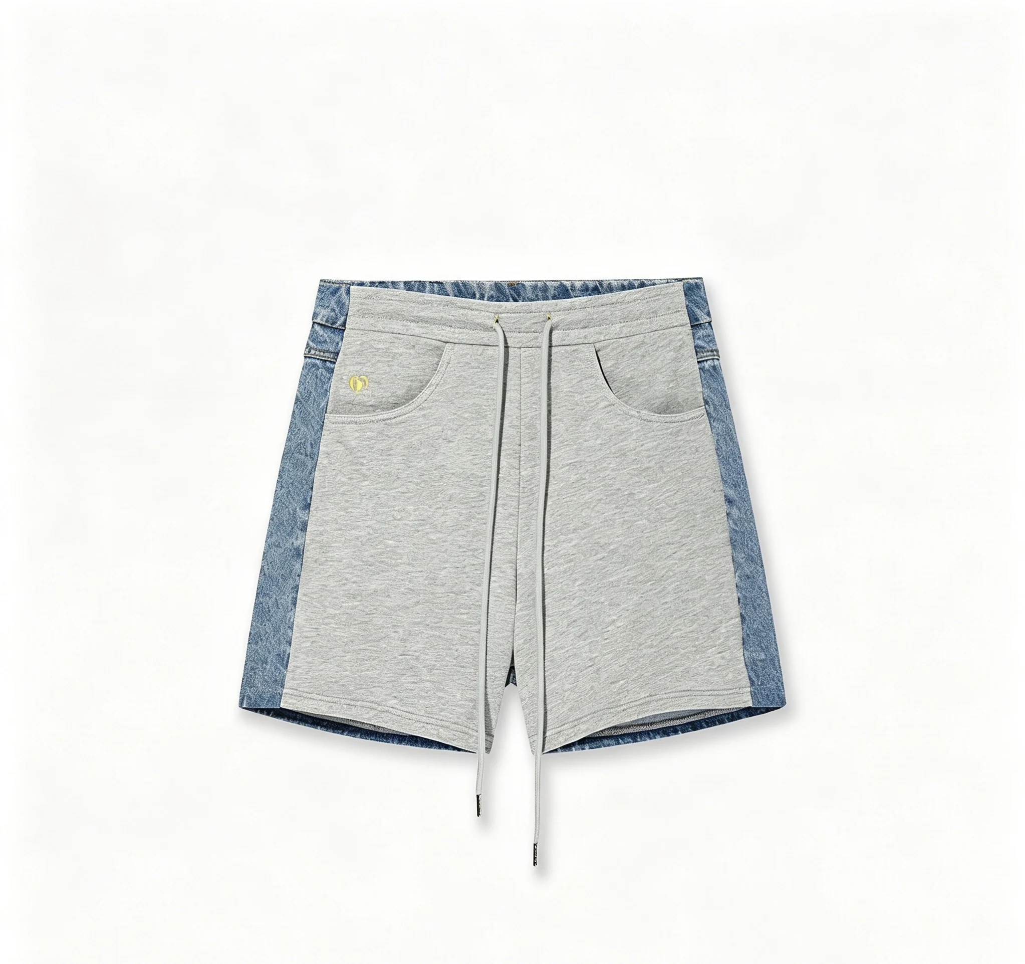 2026 Neues Produkt Spanien Original Einzelstickerei Asymmetrisches Spleißdesign Damen-Shorts – Detail 4
