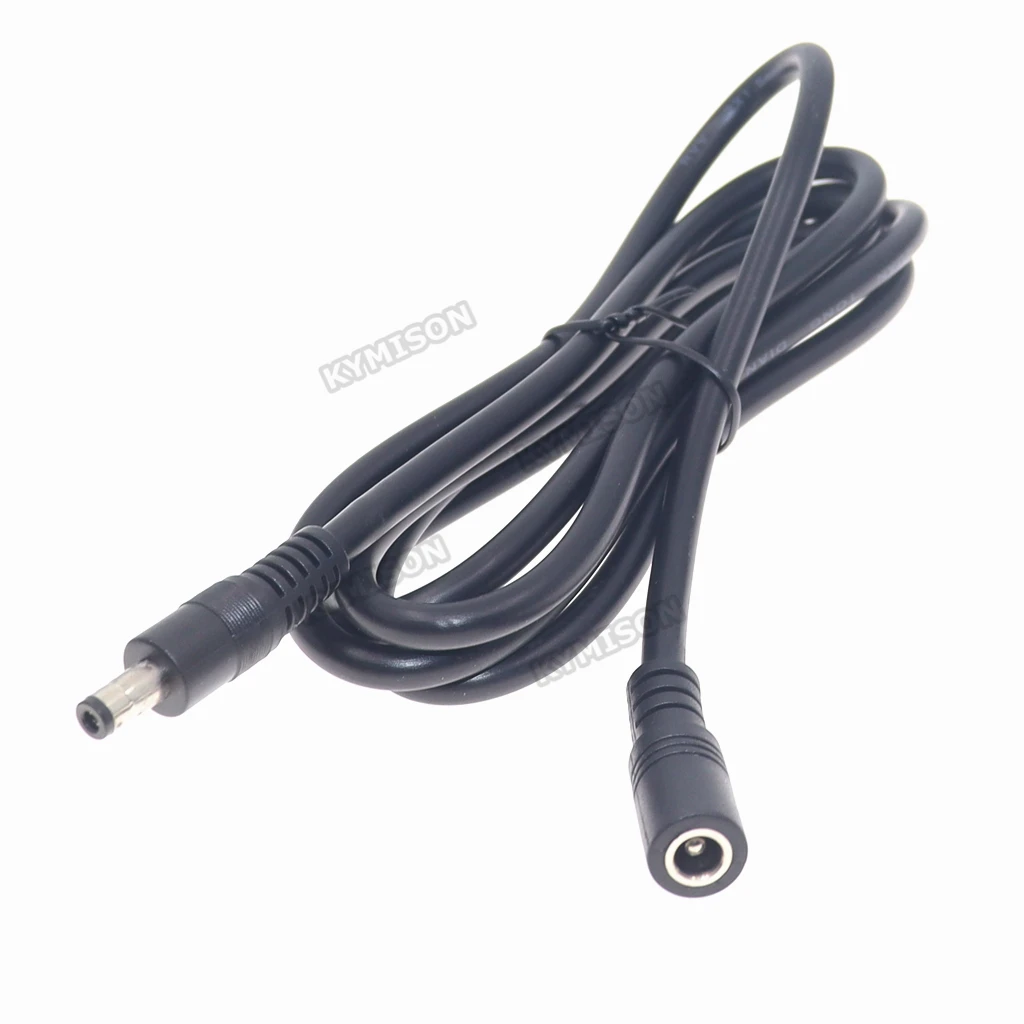 14AWG DC Power Extension Cable 5.5x2.1 /5.5*2.5mm Female to Male Jack Plug Power Pord 2X1.5mm Wire Copper Line 12V 15A