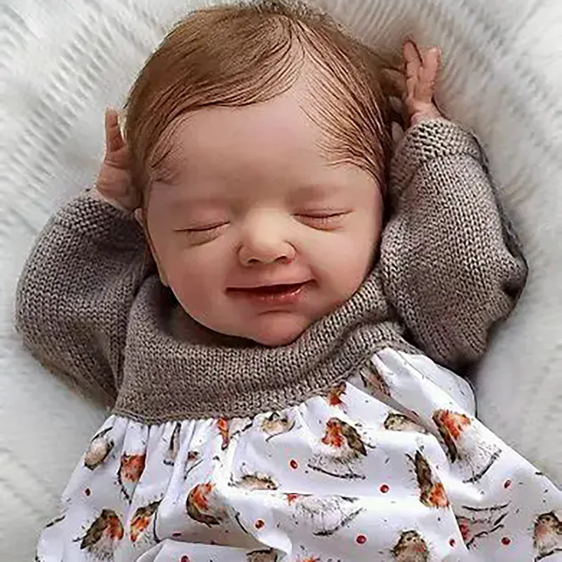 

20Inch New Arrival Reborn Doll Kit Alica Unfinished Unpainted Blank DIY Doll Parts With Cloth Body Collectible Art Doll