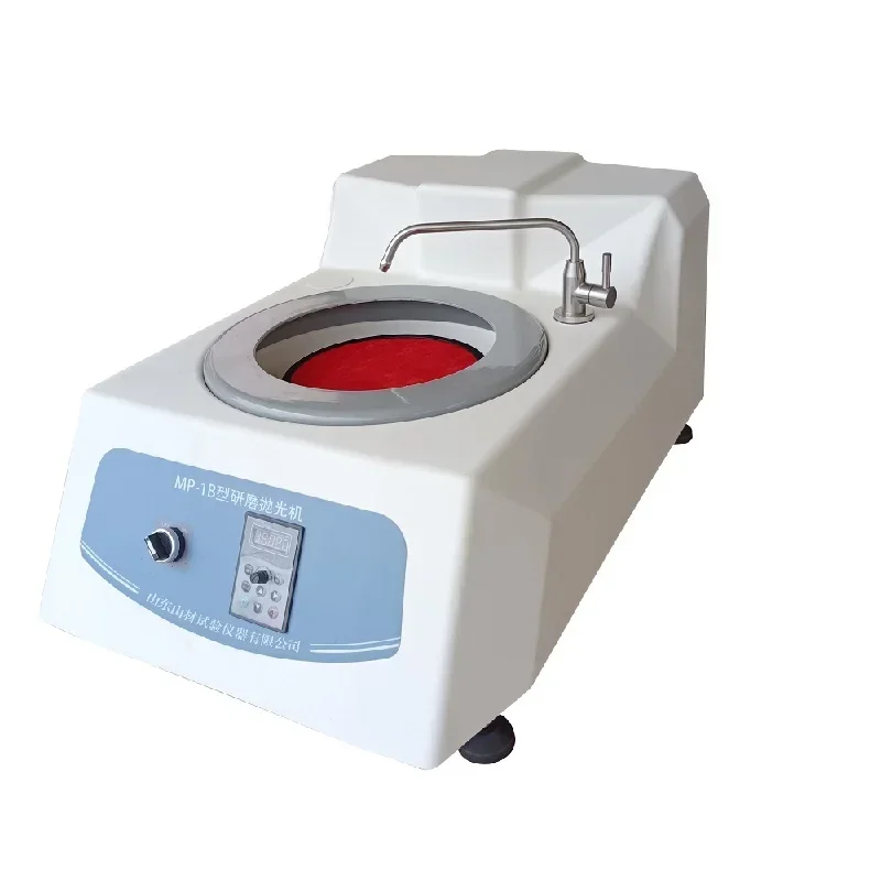 Desktop grinder polisher with Flannel and sandpaper Stepless speed metallographic sample grinding polishing machine