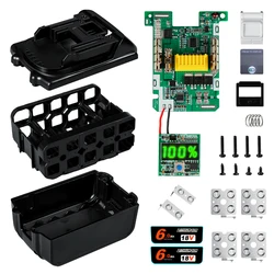 BL1830 Battery Case For Makita 18V DIY 3.0Ah 6.0Ah 1860 1850 Shell Box With BMS PCB Board Charging Protection LED digital BL1840