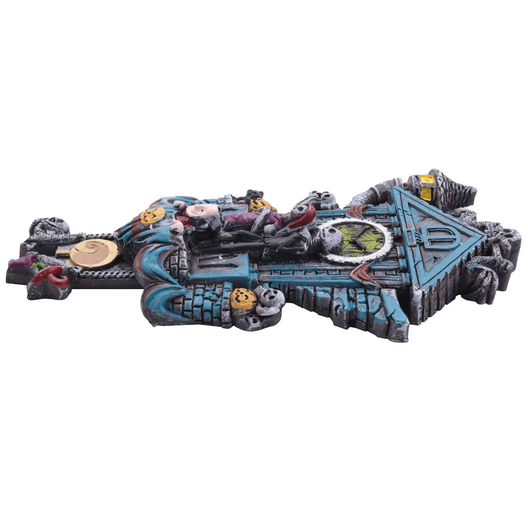 할로윈 벽시계, 크리스마스 벽시계, 할로윈 장식품, 송진 공예 조각상