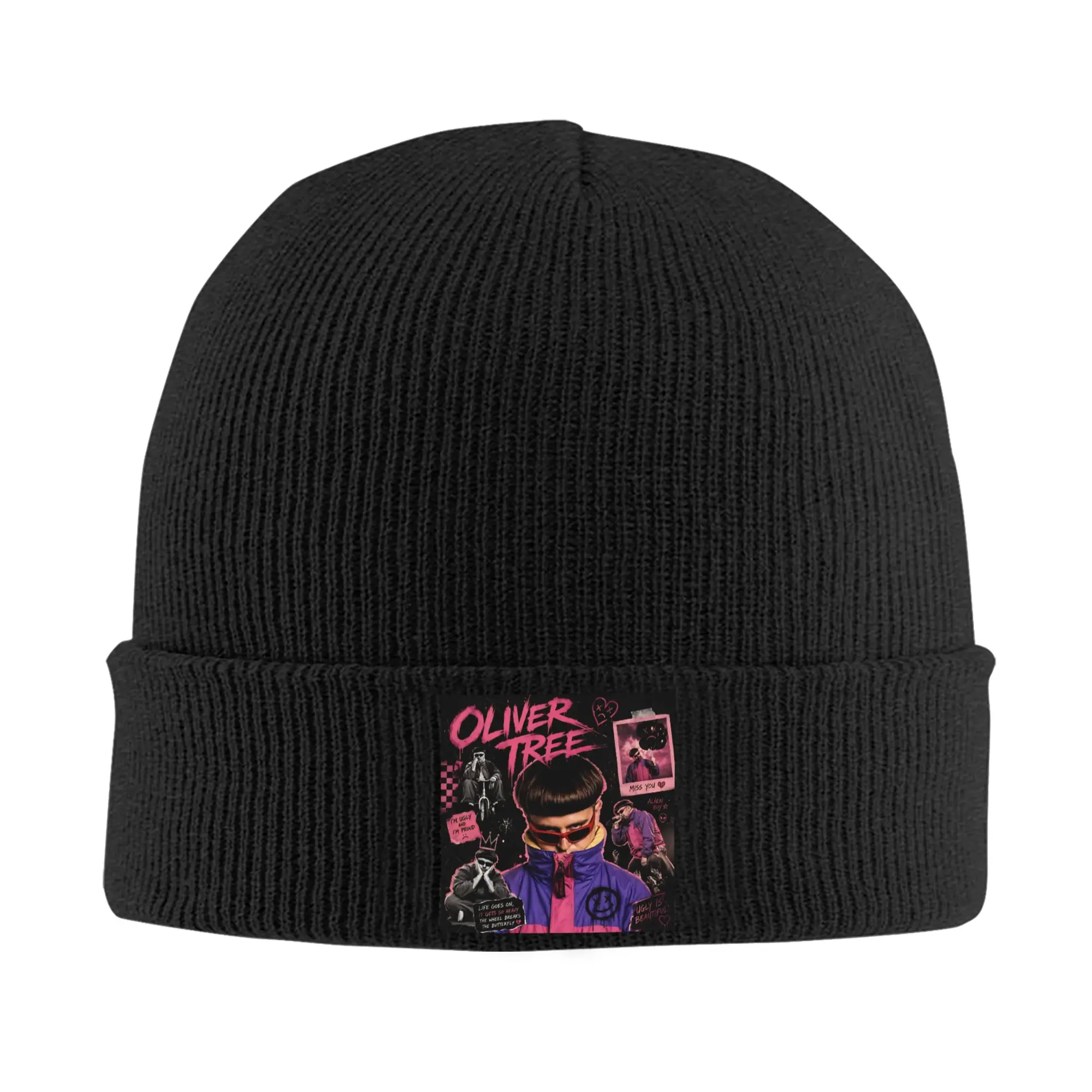 RIP Oliver Tree Memorial Hats Autumn Winter Skullies Beanies Warm  Cap Unisex Acrylic Knitted Caps