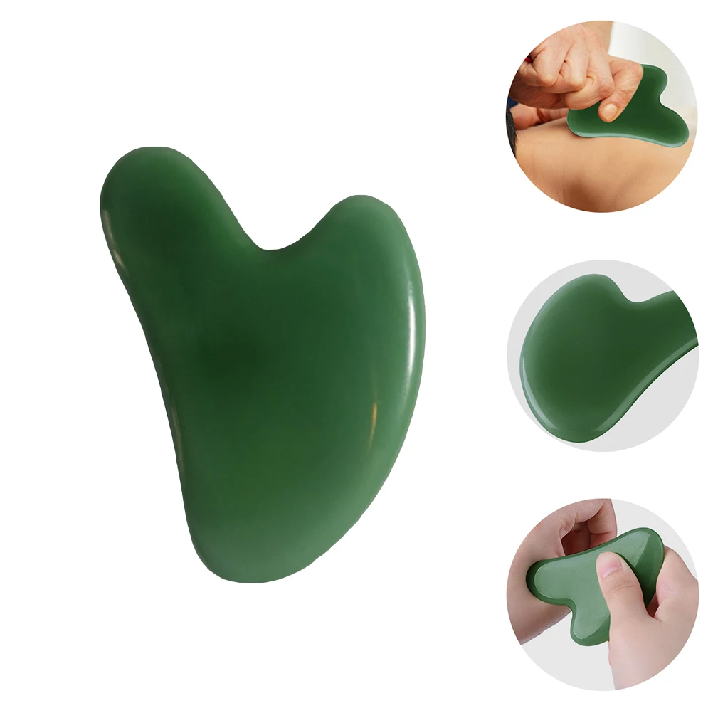 

Portable Scraping Board Massage Aventurine Jade Scraper Tool Multipurpose Massager