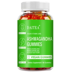 Ashwagandha Gummies 1500 Mg - for Stress & Anxiety Relief, Heart, Joint, Immune & Energy Support, Vegetarian