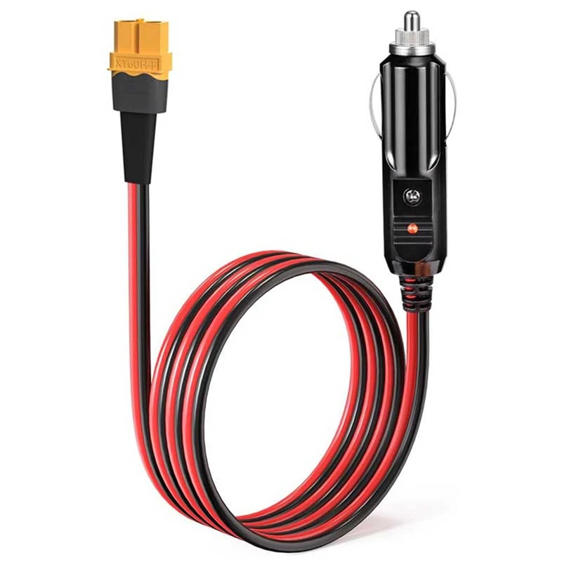 Car Cigarette Lighter To XT60 12V 24V Charging Cable For ALLPOWERS S2000 Bluetti EB55,Anker 757/767 Ecoflow Delta Series