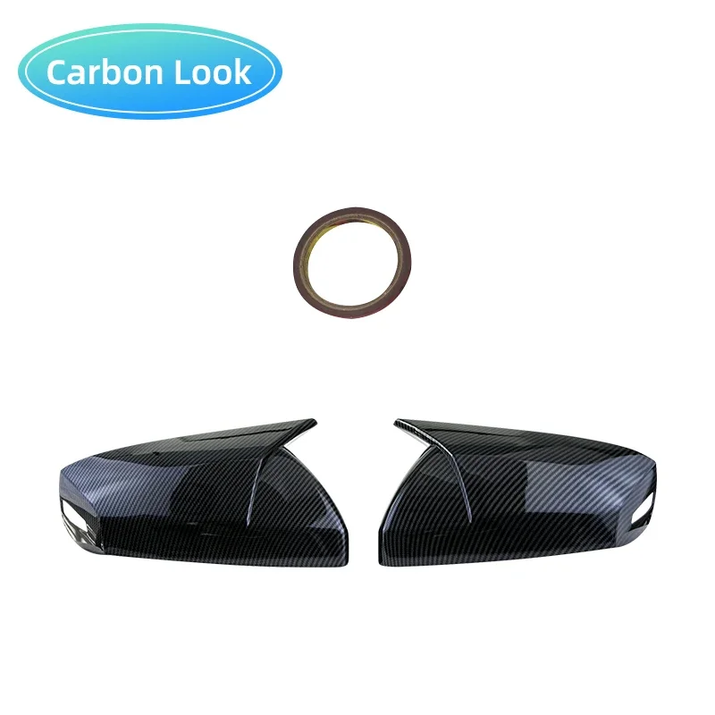 Cubierta de espejo retrovisor de fibra de carbono, carcasa de modificación para Changan sl03 ABS