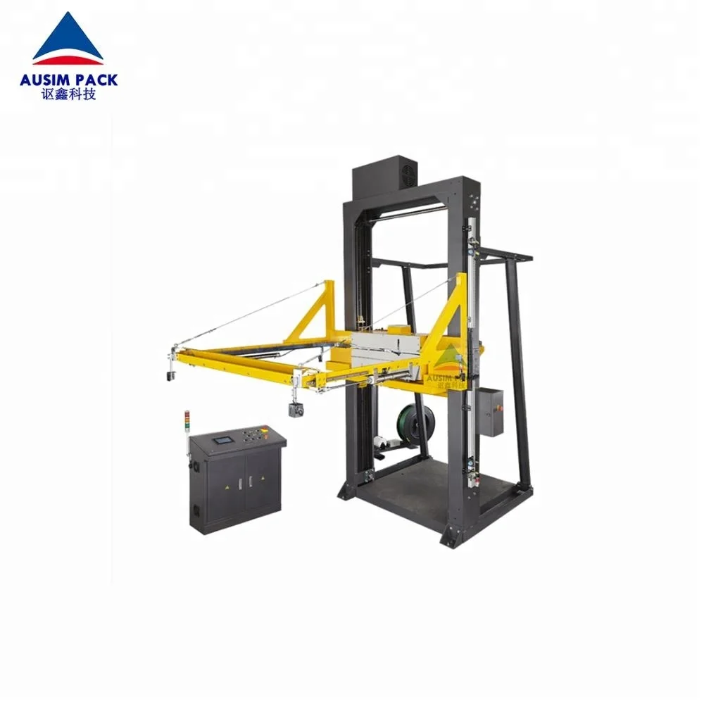 High Efficiency Horizontal Type Automatic Pallet Strapping Machine with Best Price