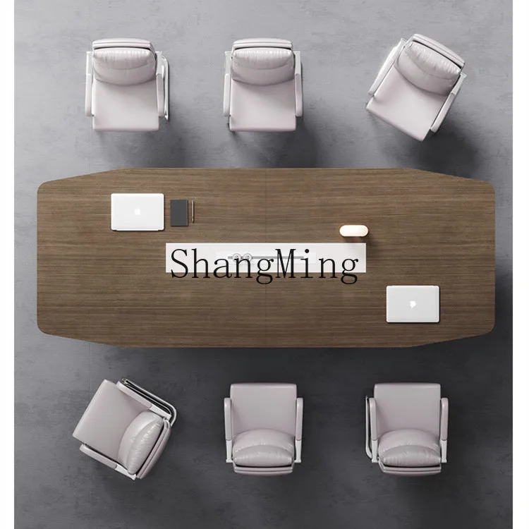 

DSA simple modern large office strip negotiation paint meeting paint conference room table and chair combination