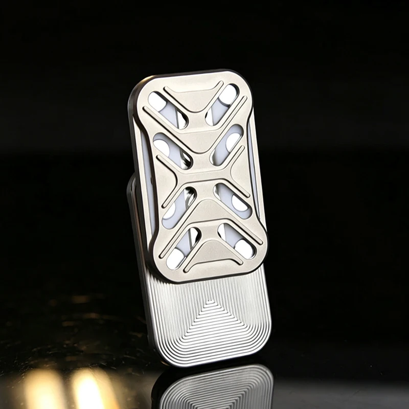 Hollow Haptic Unlimited Slider Fidget Toys EDC Fidget Slider Titanium Alloy Anti Stress Relief Toy ADHD Tool Adult Gifts