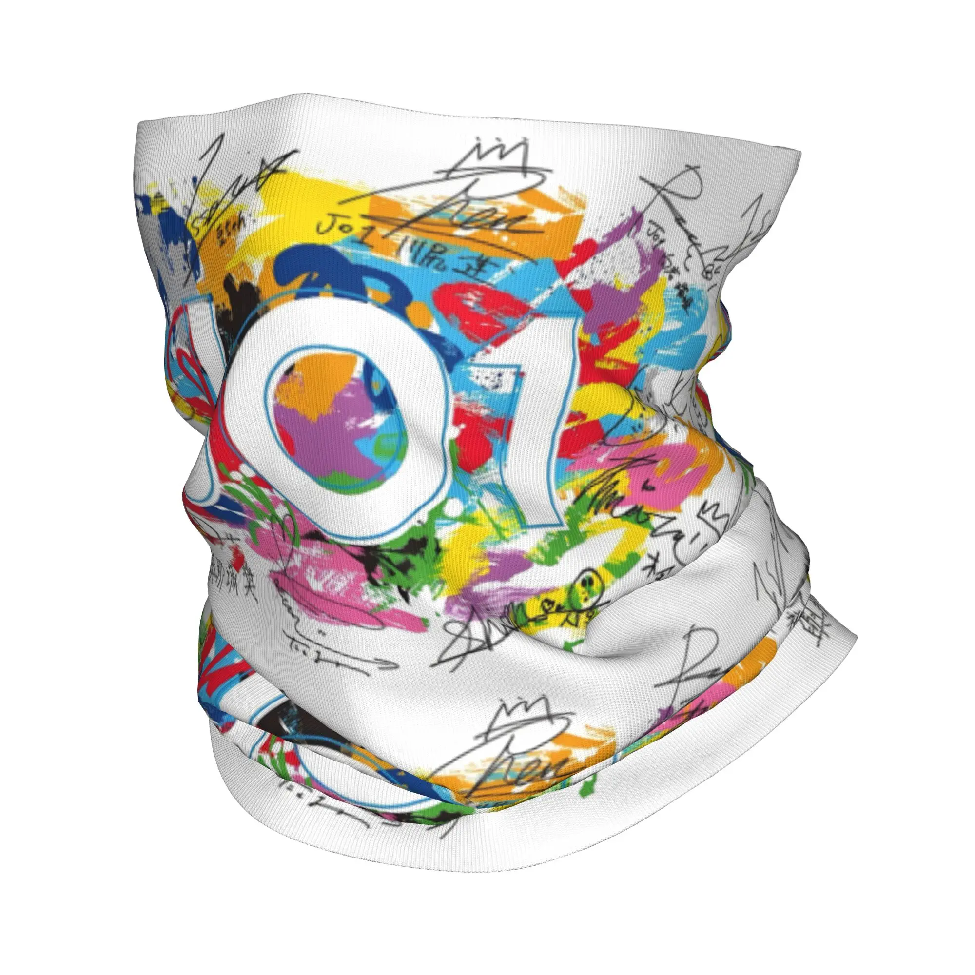 مخصص JO1 اليابانية الصبي الفرقة باندانا الرقبة أدفأ الرجال النساء الشتاء المشي لمسافات طويلة التزلج وشاح الجراب واقي الوجه #1